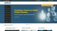 Desktop Screenshot of javelinstrategy.com